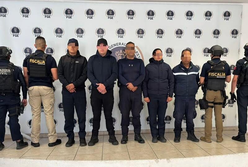 Entre los 5 policías detenidos, uno acababa de ser nombrado jefe regional en Tzintzuntzan