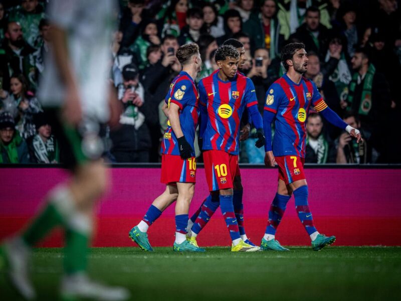 FC Barcelona avanza a los Cuartos de Final de la Copa del Rey al vencer 2-0 al Racing de Santander