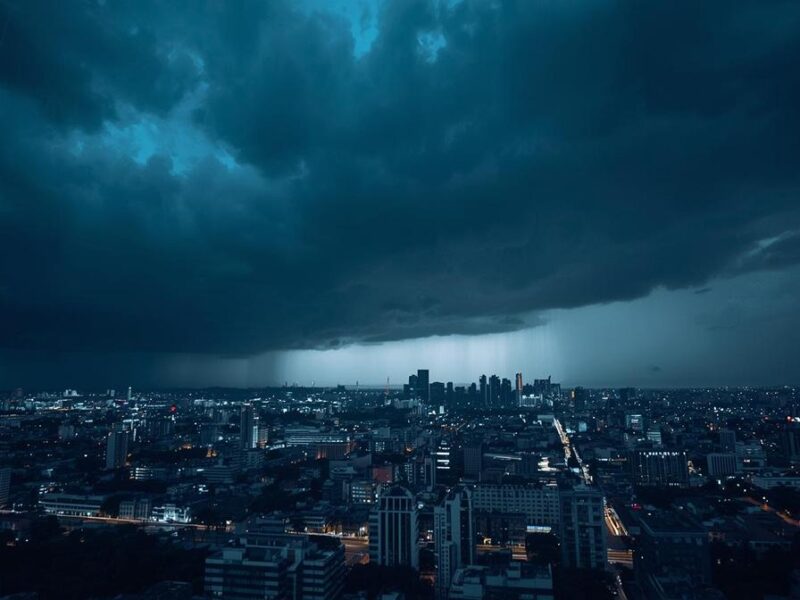 Frente frío 27 mantendrá lluvias torrenciales y vientos intensos en gran parte de México