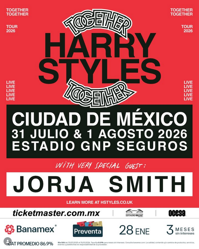 Harry Styles anuncia fechas en CDMX