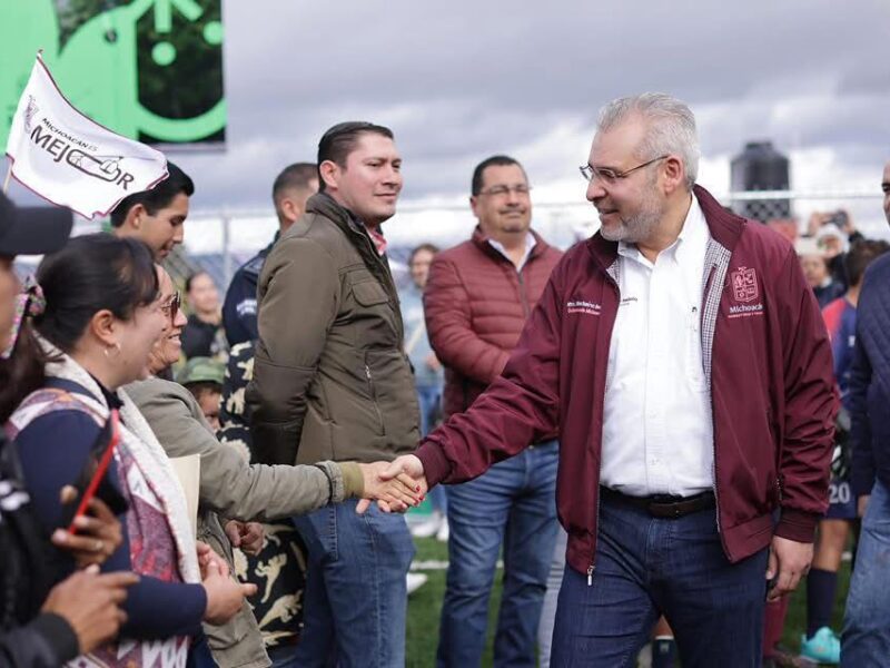 Inversión histórica de 94 mdp en deporte y prevención del delito en 41 municipios: Bedolla