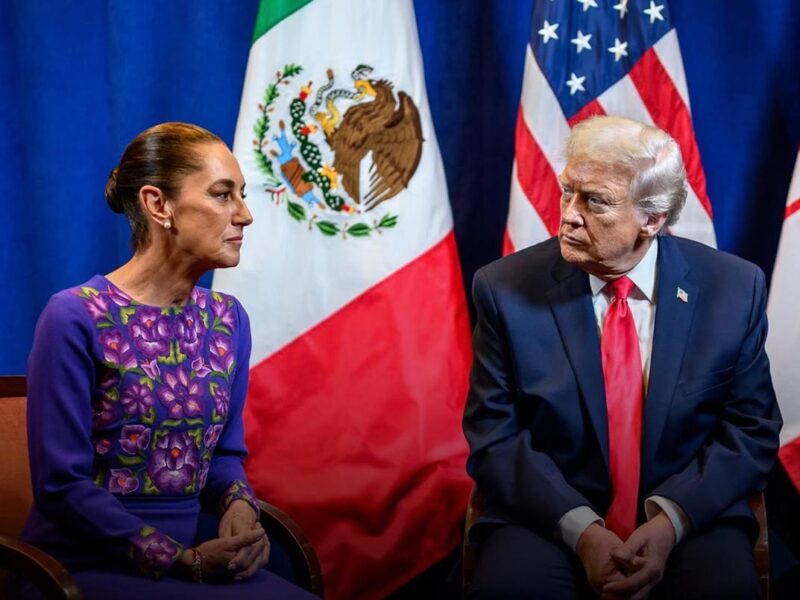 “México tiene a una líder maravillosa e inteligente” en Sheinbaum: Trump