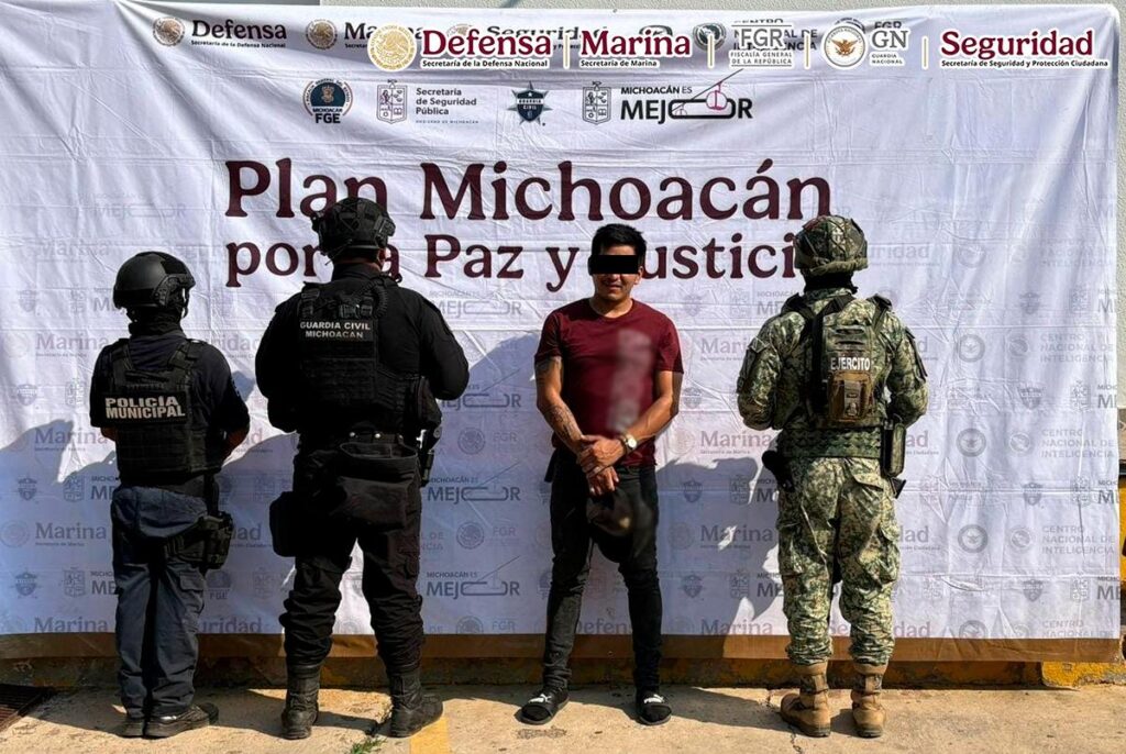 Plan Michoacán: 12 detenidos, armas, cartuchos y vehículos asegurados