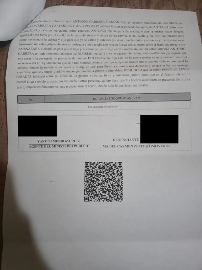 Regidora denuncia penalmente al titular de Obras Públicas de Apatzingán, por amenazas y lesiones-1