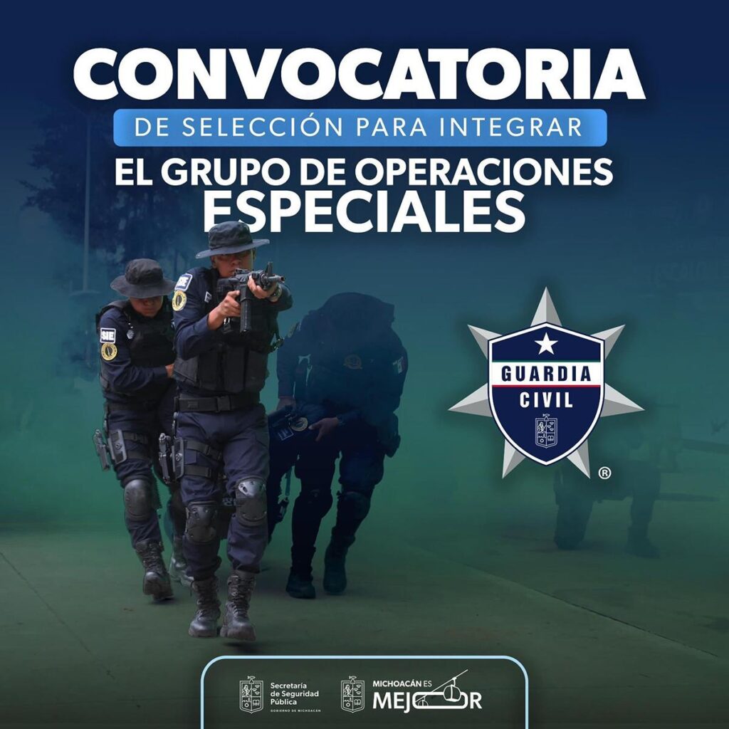 SSP abre convocatoria para integrar Grupo de Operaciones Especiales-1