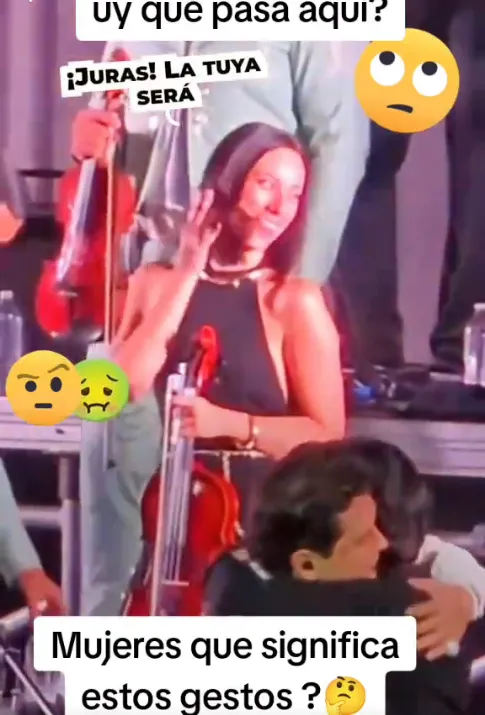 Tras video viral con Nodal, la violinista Esmeralda Camacho desmiente despido-2