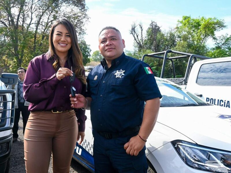 Zacapu fortalece su seguridad con nueva patrulla entregada por el gobernado