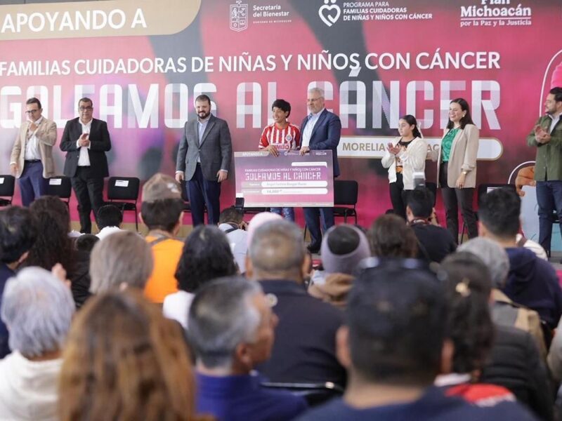 bedolla apoyos niños con cáncer tratamientos