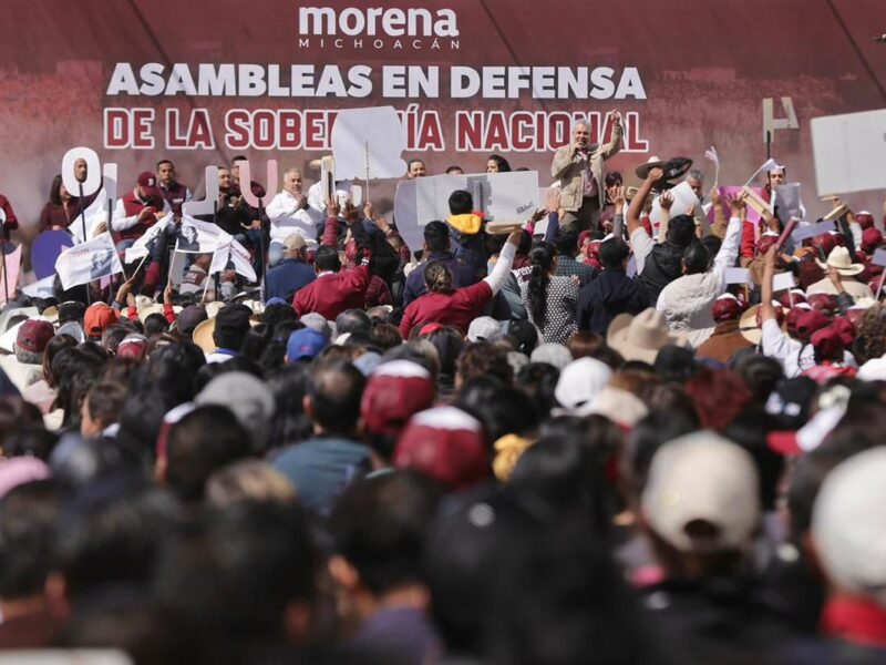 Bedolla llama a cerrar filas en apoyo a la presidenta Claudia Sheinbaum