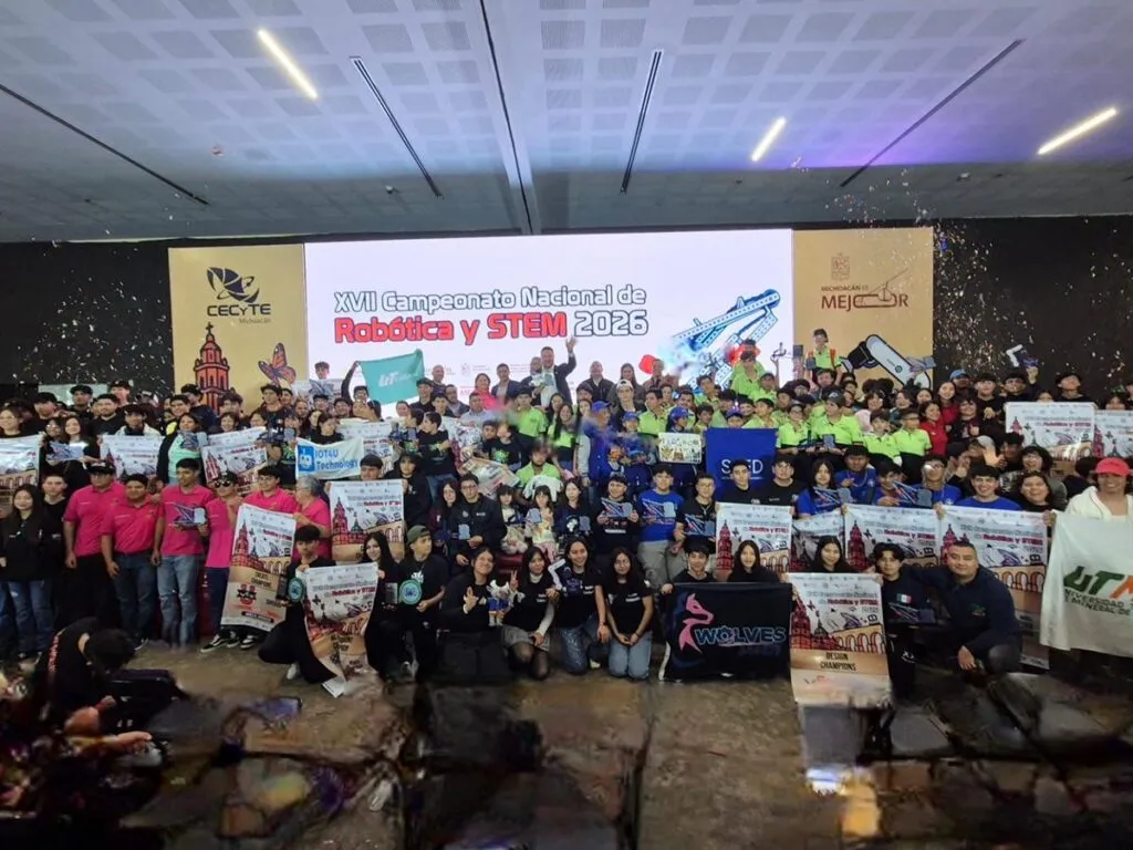 Cecytem asegura tres lugares para el Mundial de Robótica 2026-1