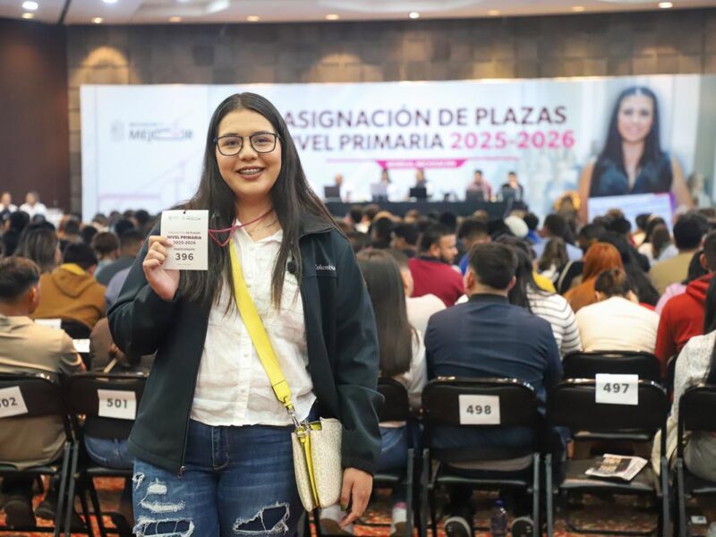 Con transparencia, asignación de plazas en SEE