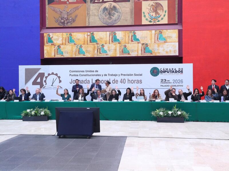Diputados aprueban comisiones reducir jornada laboral 40 horas semanales