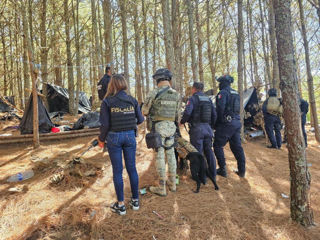Localizan e inhabilitan campamento clandestino en Queréndaro: SSP-1