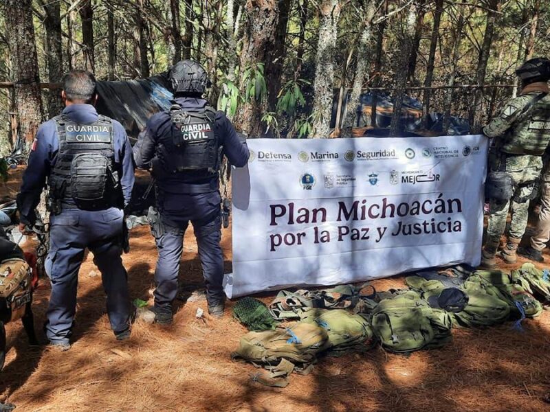 Localizan e inhabilitan campamento clandestino en Queréndaro: SSP