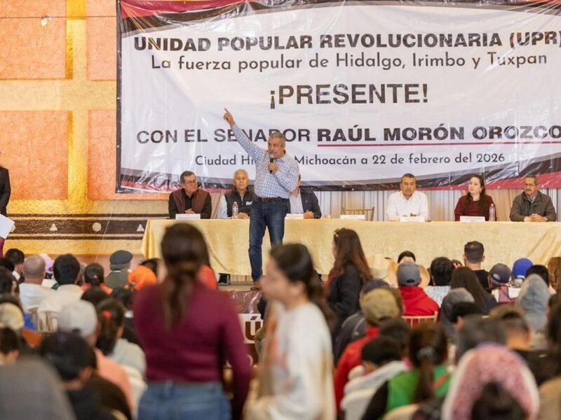 Morón recorre municipios de Michoacán para construir unidad en la 4T