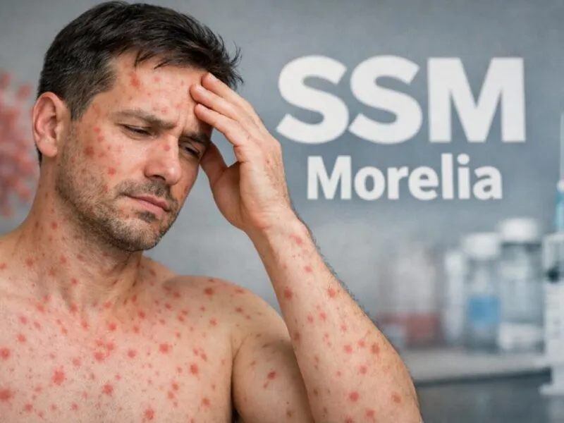 primer caso de sarampión en morelia