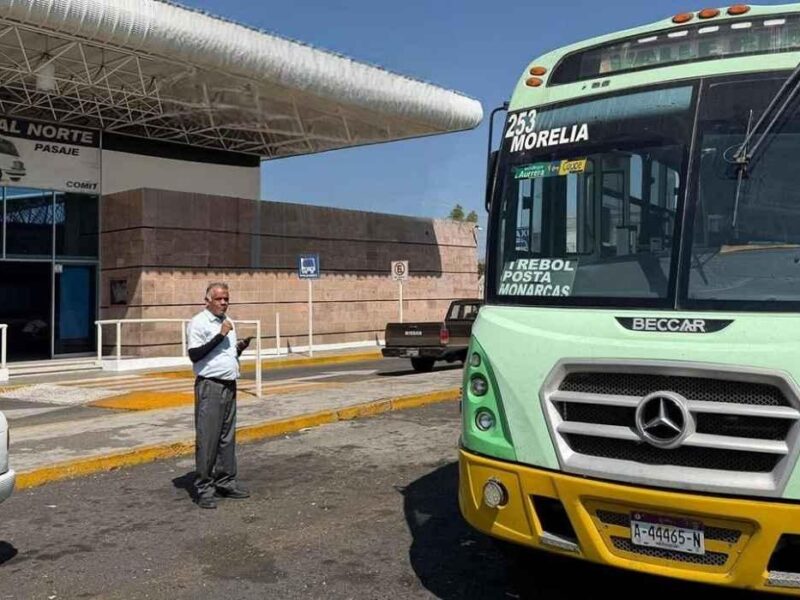 Reactiva corridas transporte suburbano y foráneo, tras jornada violenta en Michoacán