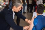 Vacunas contra influenza, sarampión y tétanos en Feria de la Salud de la UMSNH