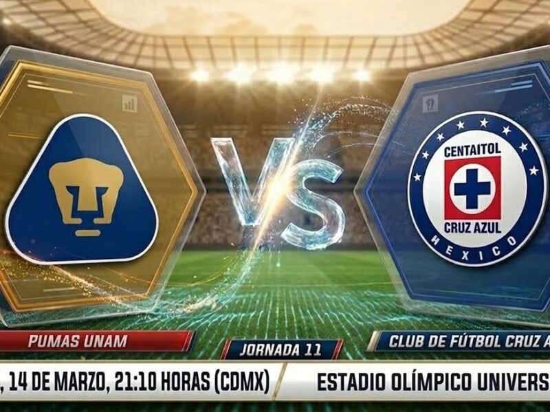 ¿A qué hora juega y dónde ver el Pumas vs. Cruz Azul?