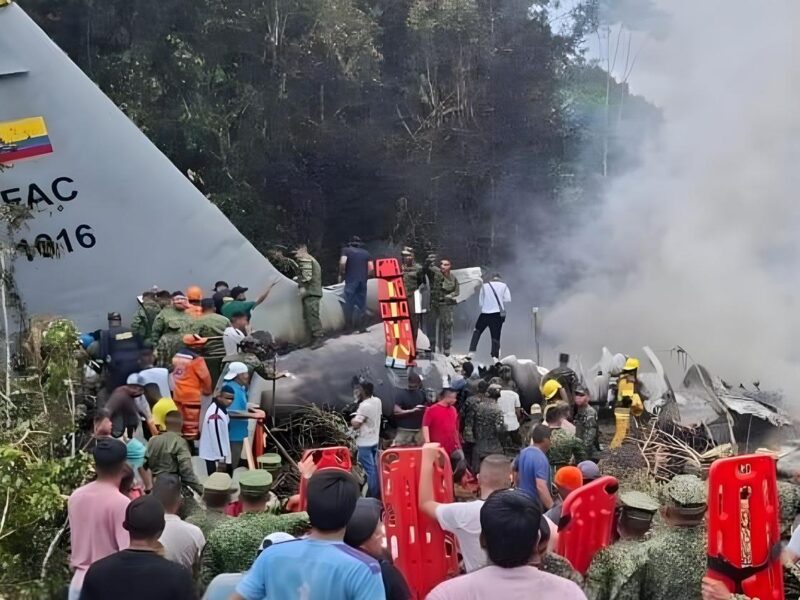 accidente avión Hércules militares Colombia