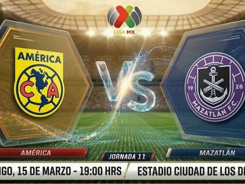 América vs. Mazatlán: ¿A qué hora y dónde ver partido Jornada 11 Liga MX 2026?