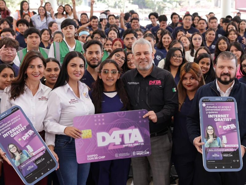 Antes era un gasto, hoy es un derecho; con internet gratis Bedolla transforma educación pública