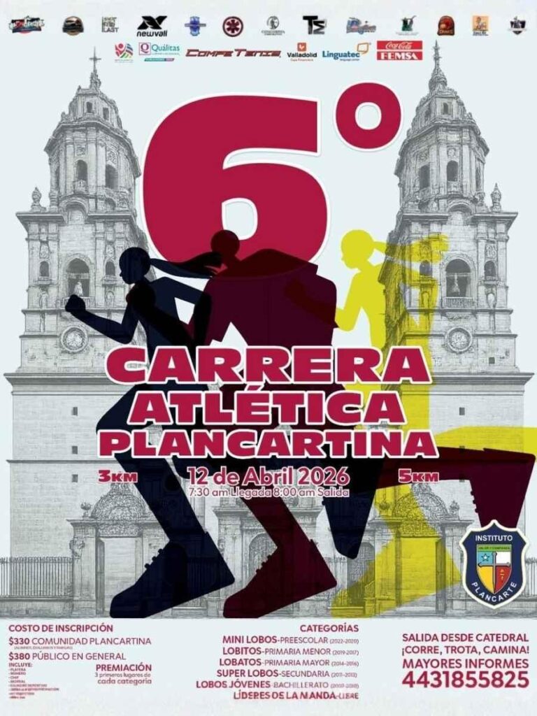 anuncian la sexta Carrera Atlética Plancartina 2026