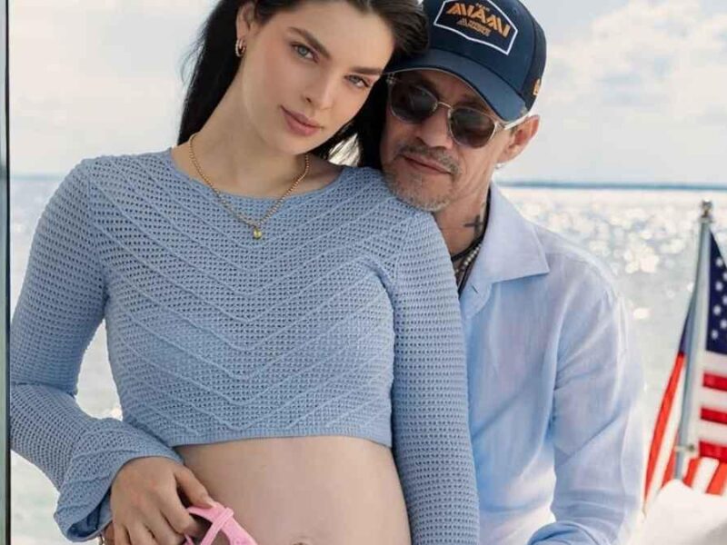 Así revelaron Marc Anthony y Nadia Ferreira el sexo de su segundo bebé