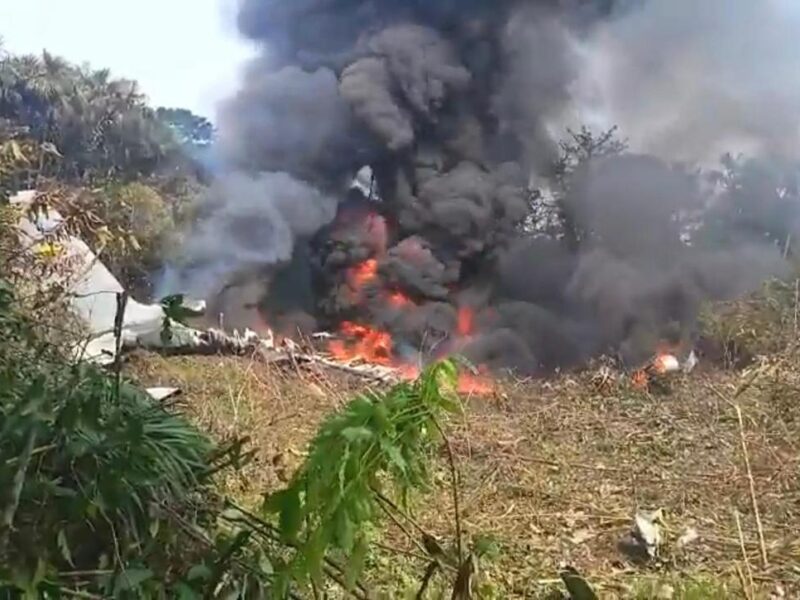 Avión militar de Colombia sufre accidente; iban a bordo 125 soldados