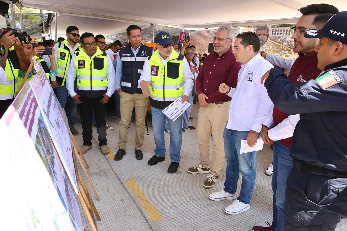 Calzada Lázaro Cárdenas en Huandacareo es inaugurada 2