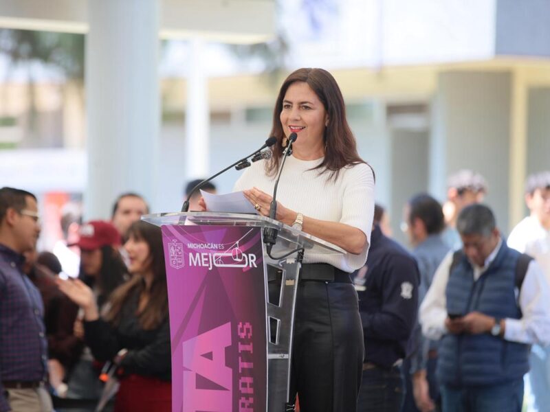 Con D4TA, Michoacán es punta de lanza contra brecha digital: Gabriela Molina