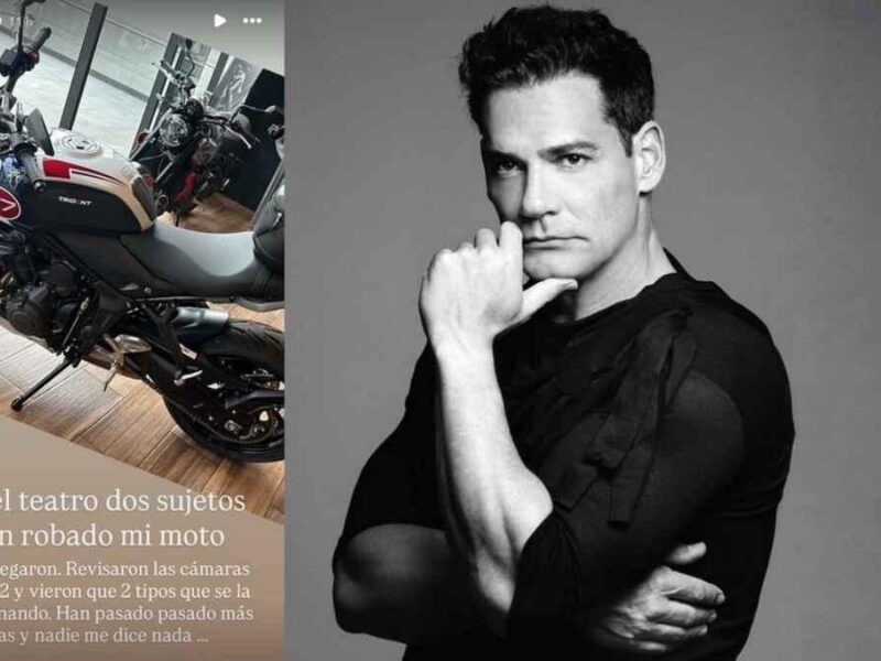 Cristián de la Fuente denuncia robo de su moto: “Dos tipos se la llevaron caminando”