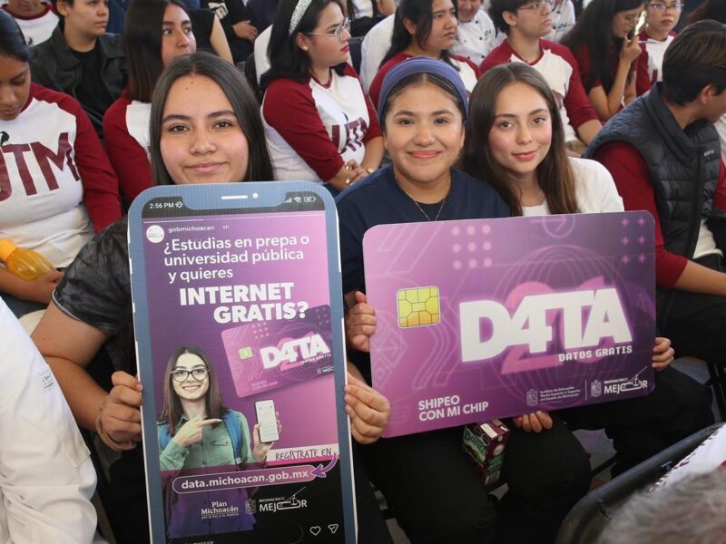 Data incluye 4GB mensuales, redes sociales, mensajes y llamadas ilimitadas para estudiantes: Bedolla