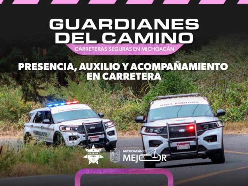 Desplegados más de 2 mil Guardianes del Camino para blindar Semana Santa en Michoacán: Bedolla