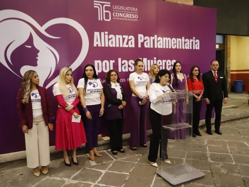 Diputadas locales hacen bloque, presentan Alianza Parlamentaria por las Mujeres
