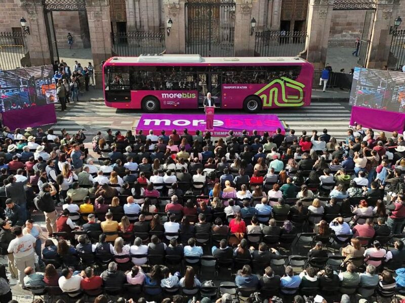 En el Morebús viajarás rápido
