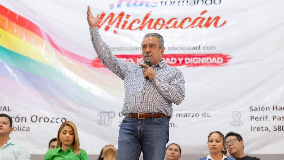 En unidad vamos a construir un Michoacán más diverso: Morón