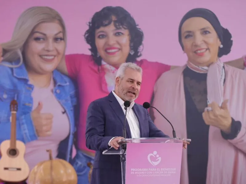 Fortalece Michoacán atención integral a más de 2 mil 900 mujeres con cáncer: Bedolla