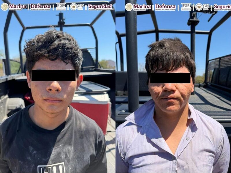 Golpe al "Mayito Flaco": detienen en Sinaloa a dos jóvenes ligados a la célula “Comandante R24”