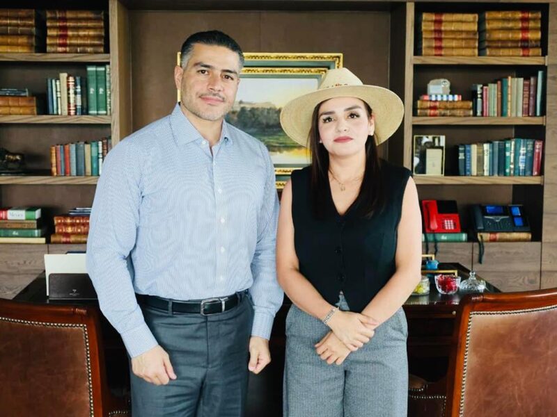 Grecia Quiroz se reúne con Harfuch para reforzar seguridad en Uruapan