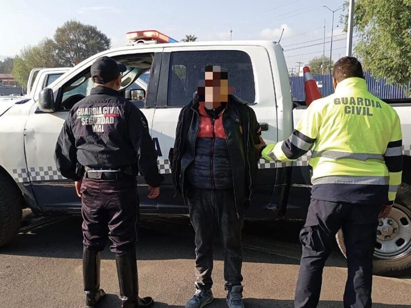 Guardia Civil detiene a presunto asaltante de transeúntes en Morelia