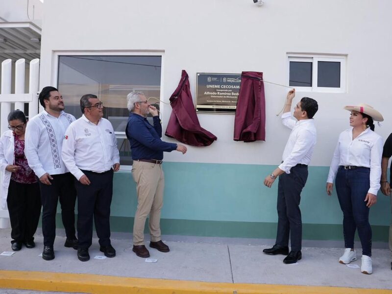Inaugura Bedolla en Huetamo el sexto Centro de Salud Mental y Adicciones de Michoacán