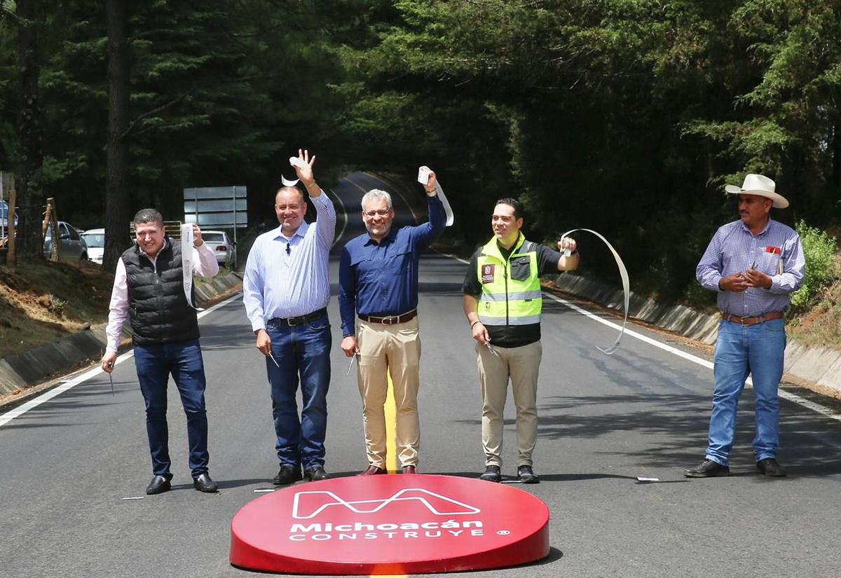 Inaugura Bedolla rehabilitación de la carretera Madero-Tacámbaro; se impulsa el desarrollo agrícola-1