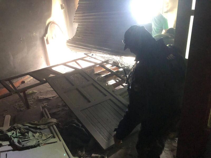 Incendio en domicilio en Cherán deja solo daños materiales