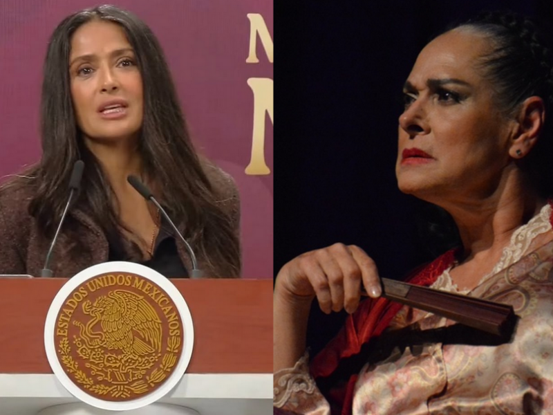 Isaura Espinoza cuestiona protagonismo de Salma Hayek en anuncio del gobierno de México