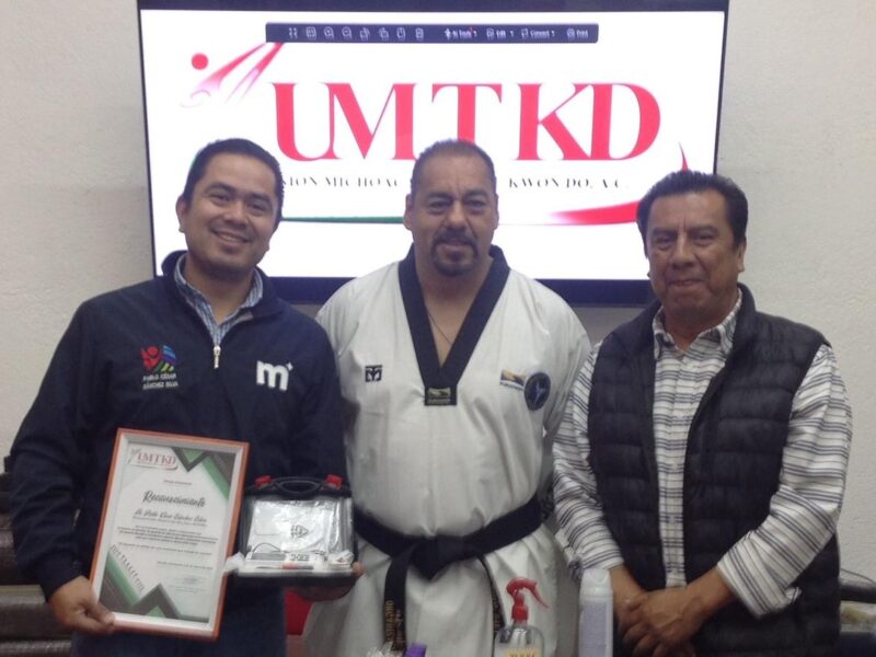 La Unión Michoacana de Tae Kwon Do reconoce el apoyo del IMCUFIDE