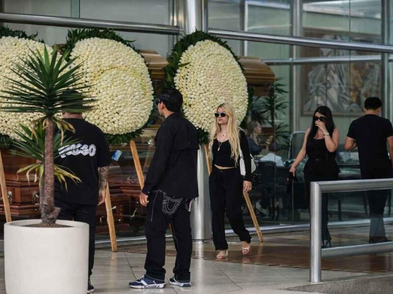 Laisha Michelle, hija de El Mencho, aparece en el funeral