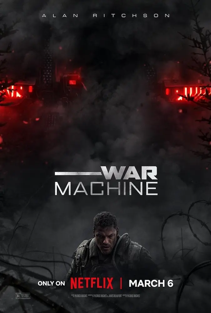 Prepárate para el estreno este 6 de marzo en Netflix de “Máquina de Guerra”, una intensa película de acción y ciencia ficción protagonizada por Alan Ritchson, donde una misión militar se convierte en una batalla contra una amenaza imposible