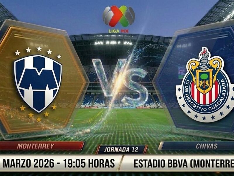 Monterrey vs. Chivas: ¿A qué hora y dónde ver el partido Jornada 12 de Liga MX 2026?