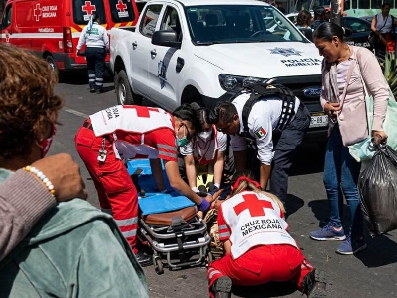 Muere mujer atropellada en el Mercado Independencia de Morelia